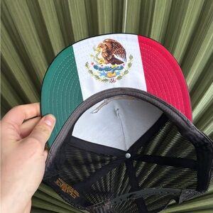 Tricolor Mexican Flag Snapback Hat